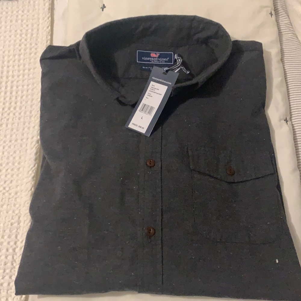 NWT Men’s Vineyard Vines Slim Fit Crosby Shirt